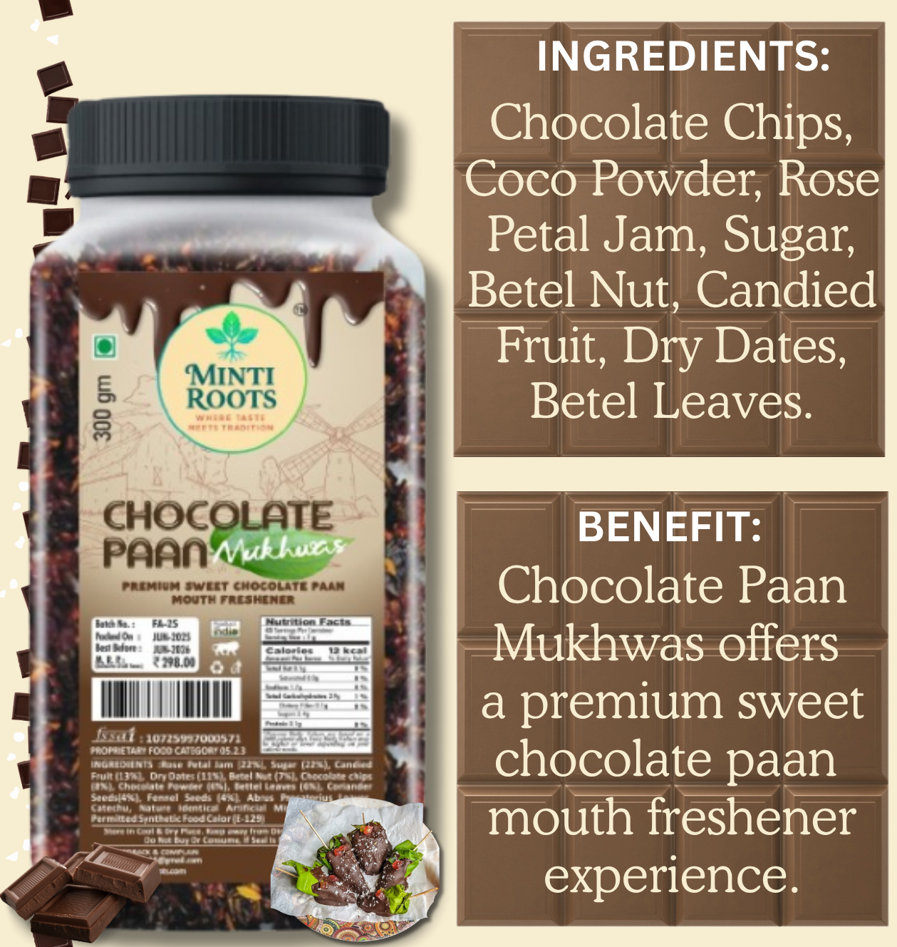 CHOCOLATE PAN 300GM - Image 4