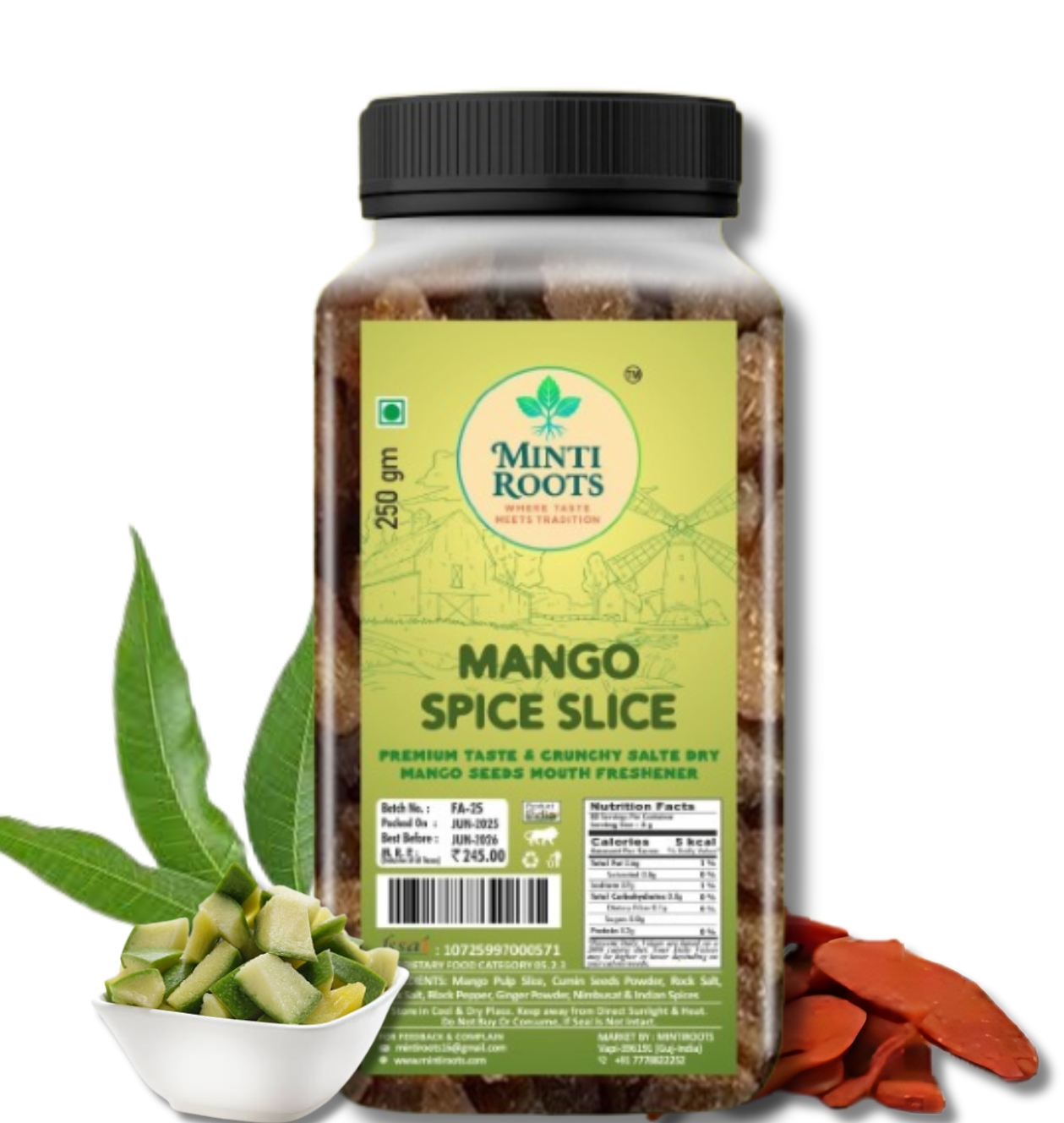 MANGO SLICE SPICE 250GM