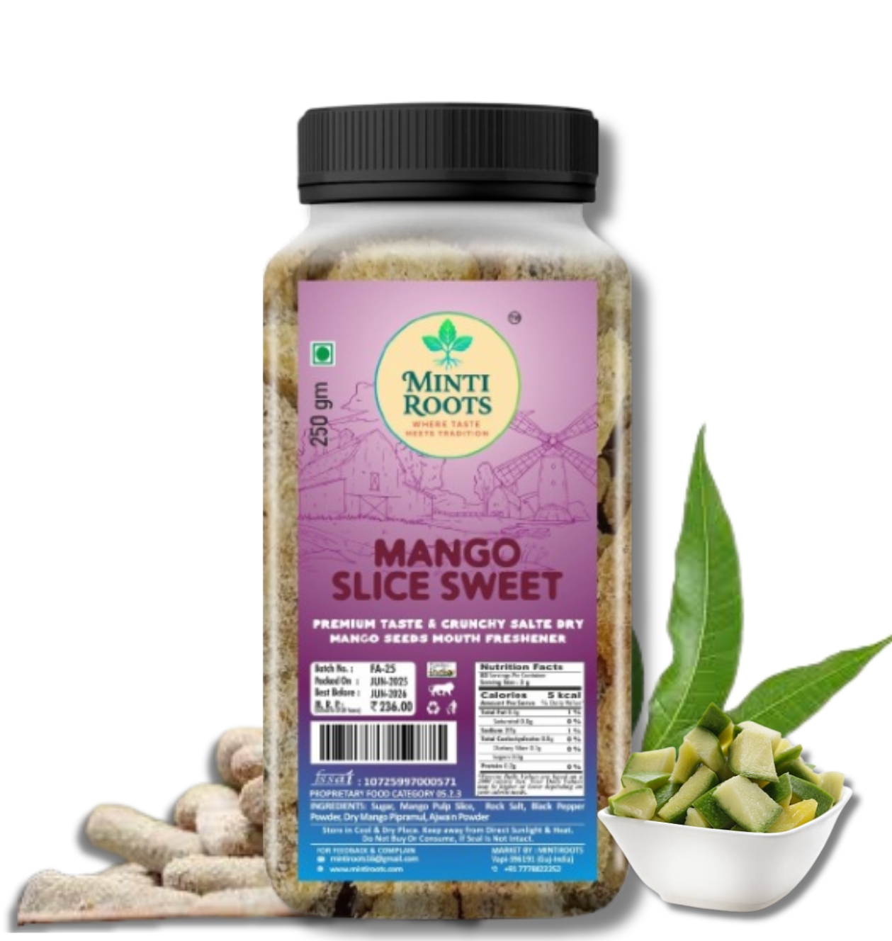 MANGO SLICE SWEET 250GM