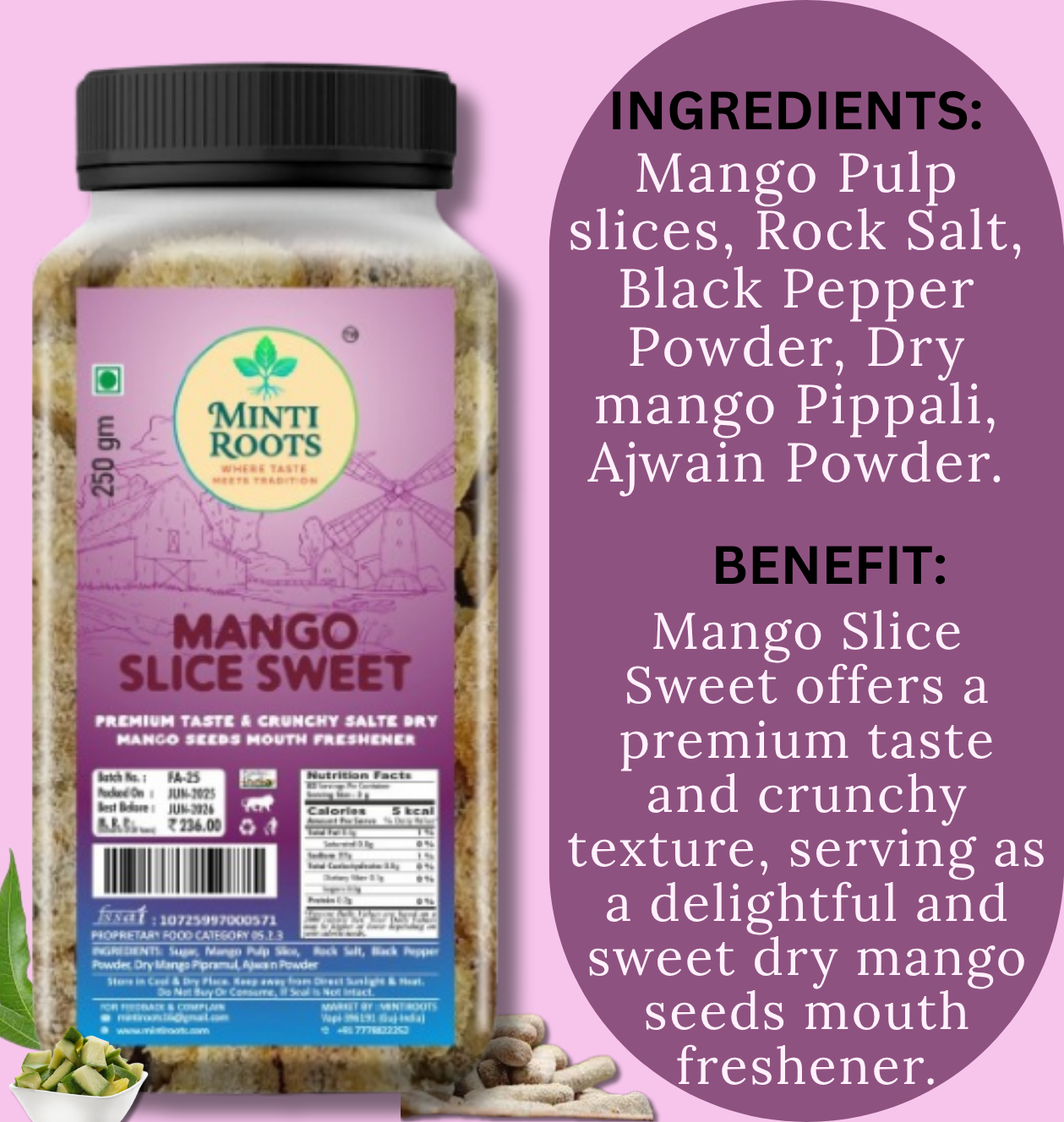 MANGO SLICE SWEET 250GM - Image 3