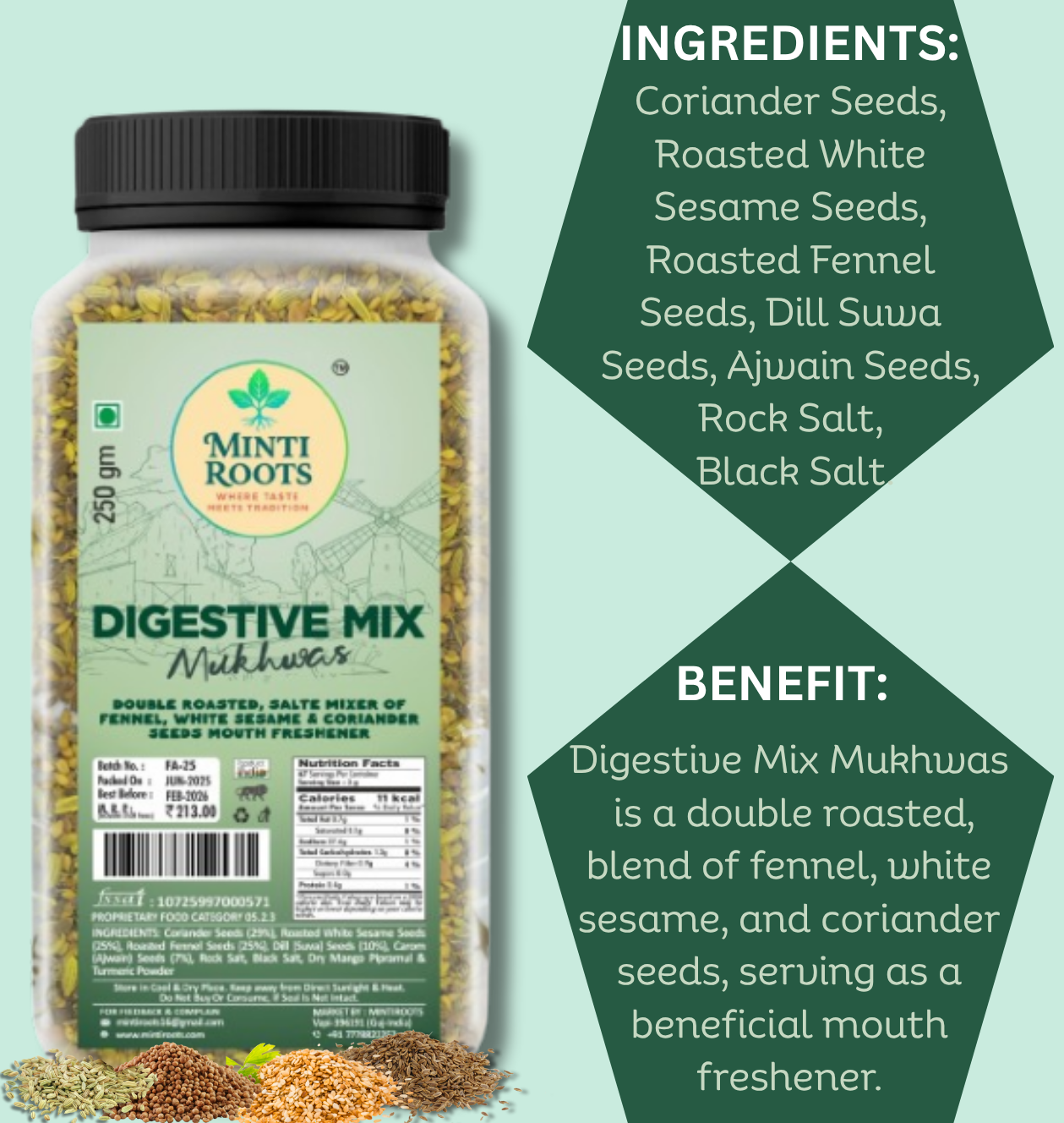 DIGESTIVE MIX 250GM - Image 4