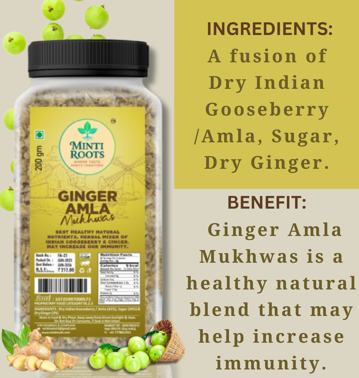 GINGER AMLA 200GM - Image 4