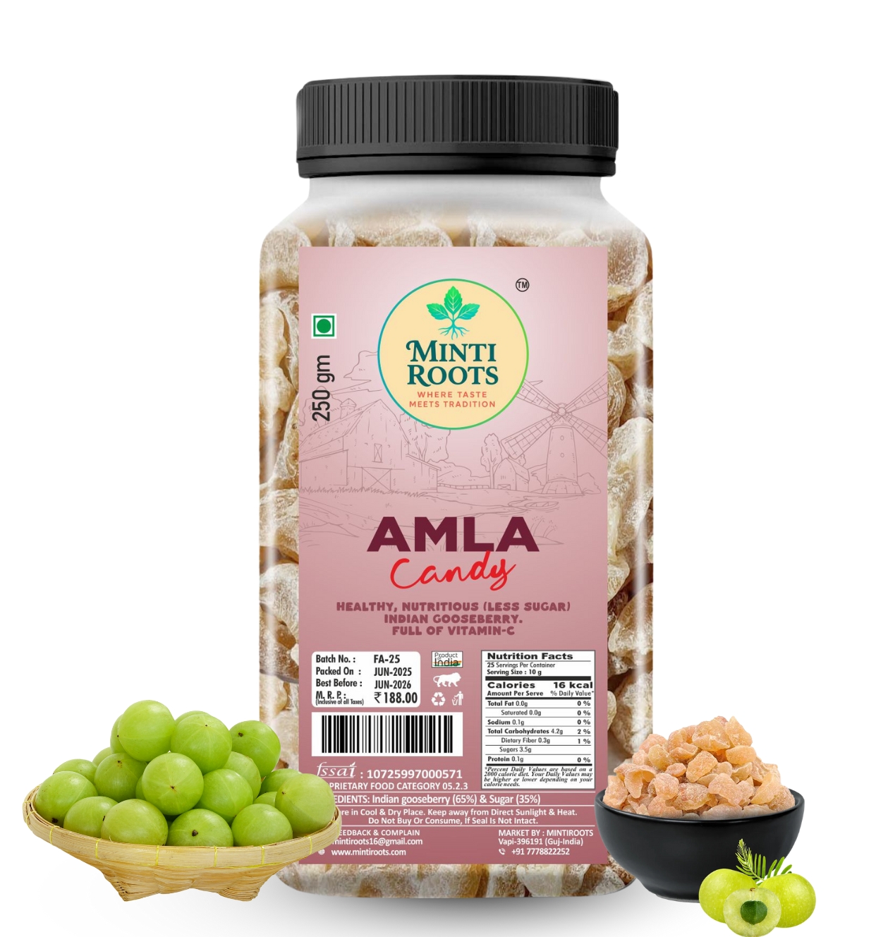 AMLA CANDY 250GM