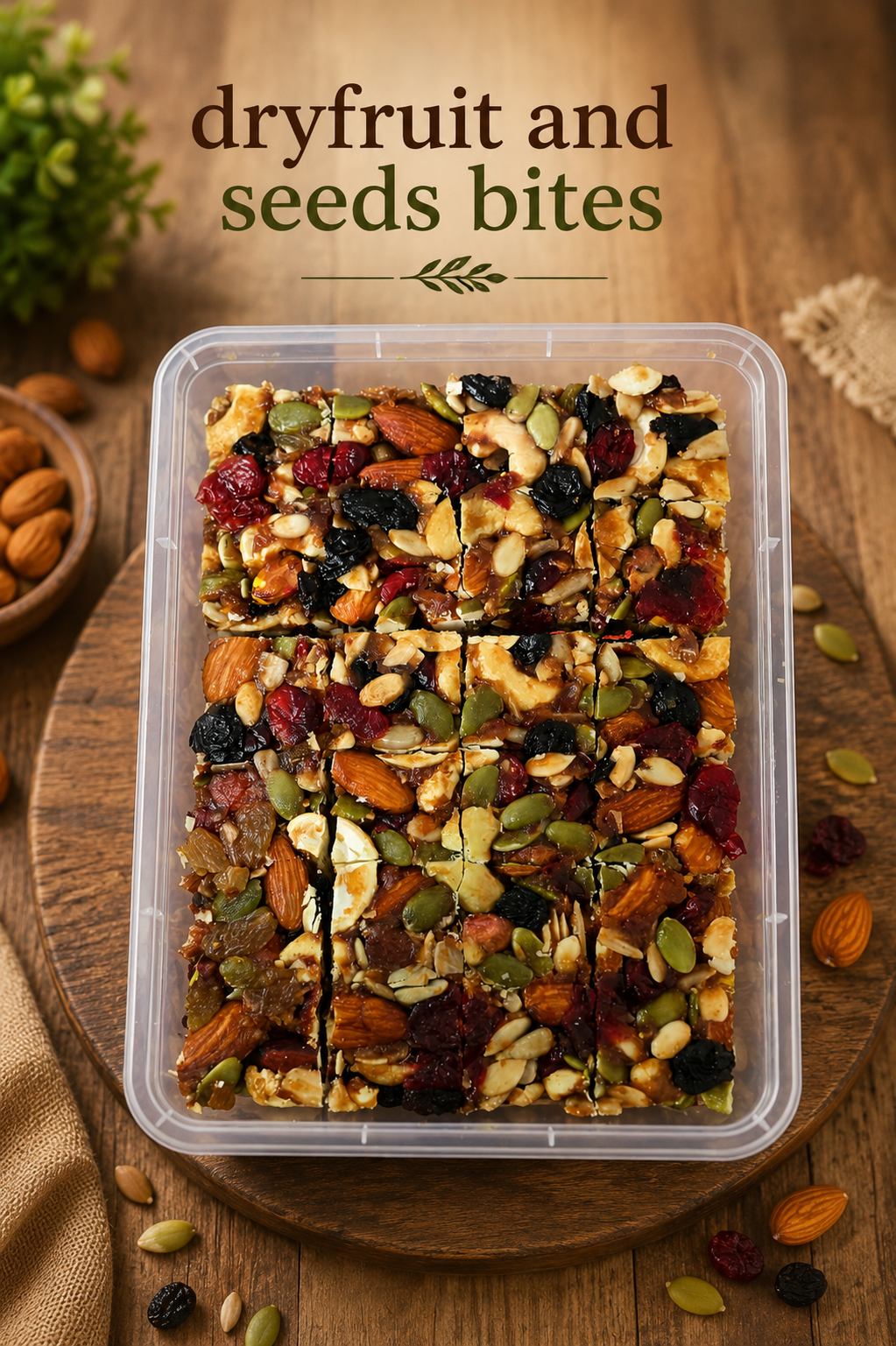 Dryfruit and seeds bites 500gms  - Image 3