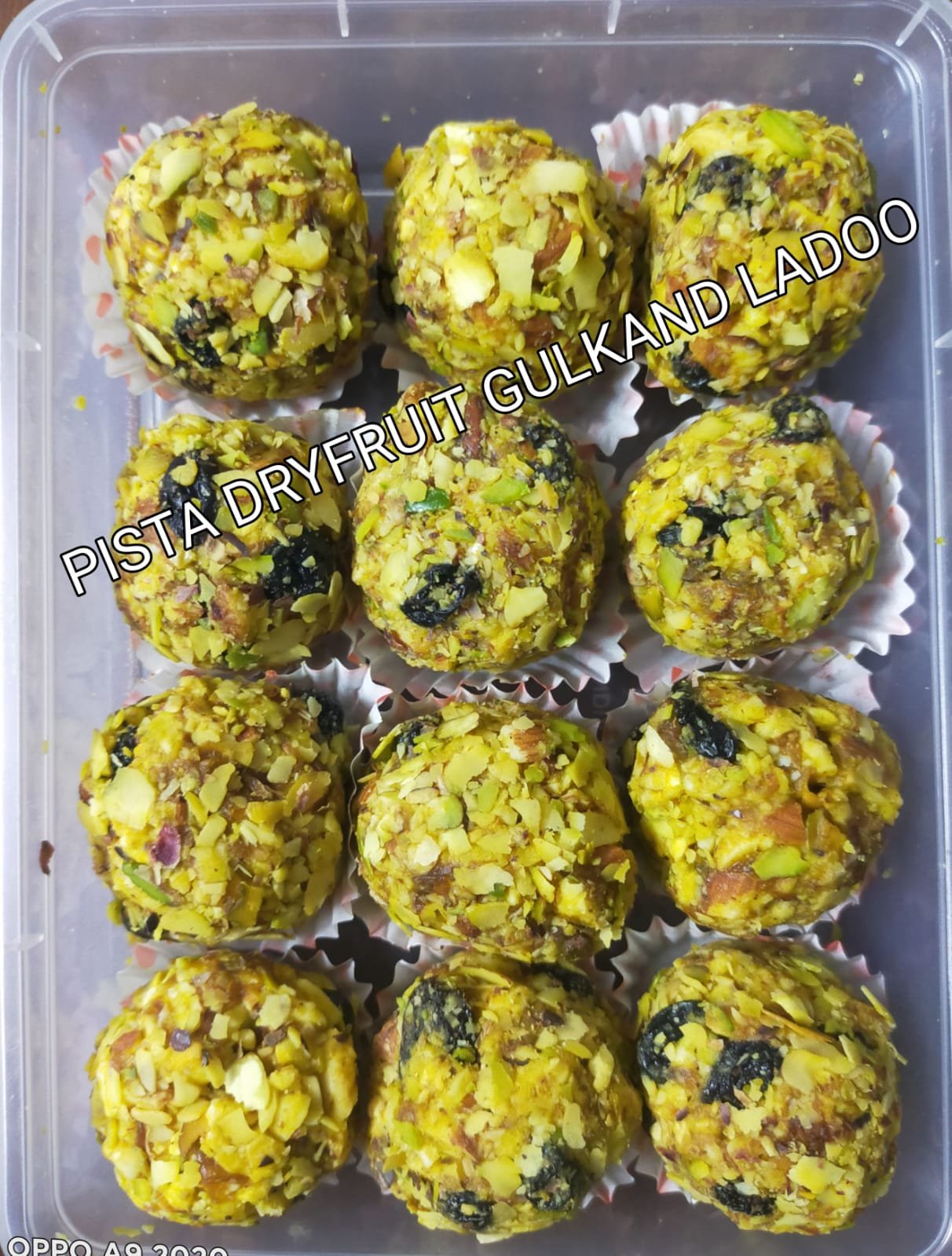 Pista dryfruit Gulkhand ladoo 12pcs 400gms  - Image 4