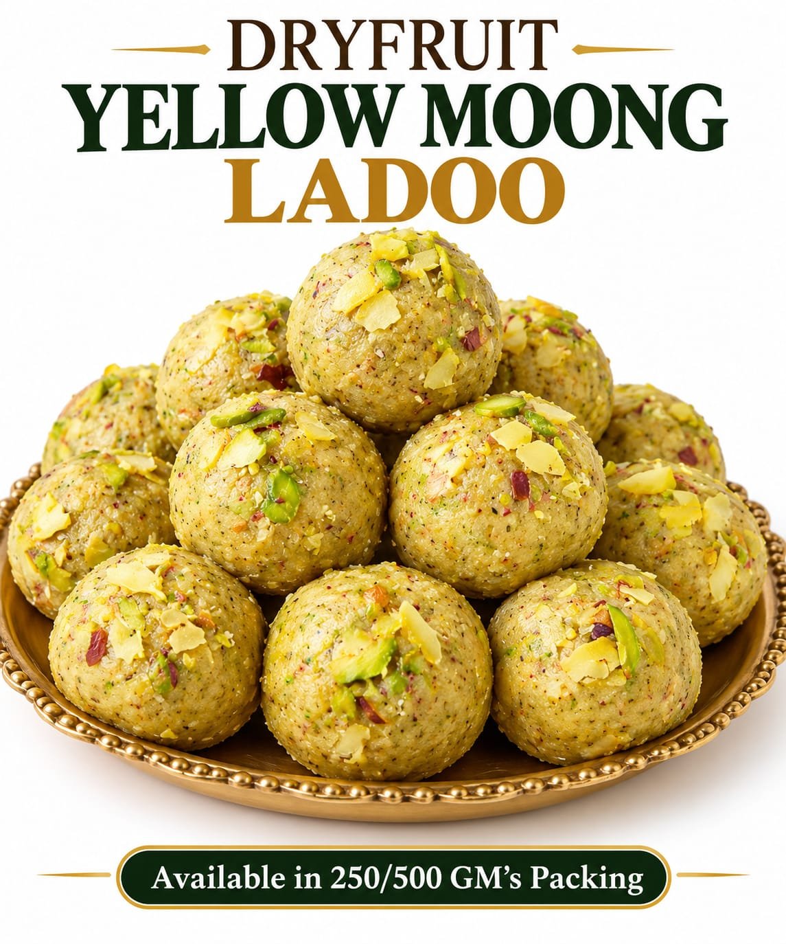 Yellow moong dal ladoo - Image 2