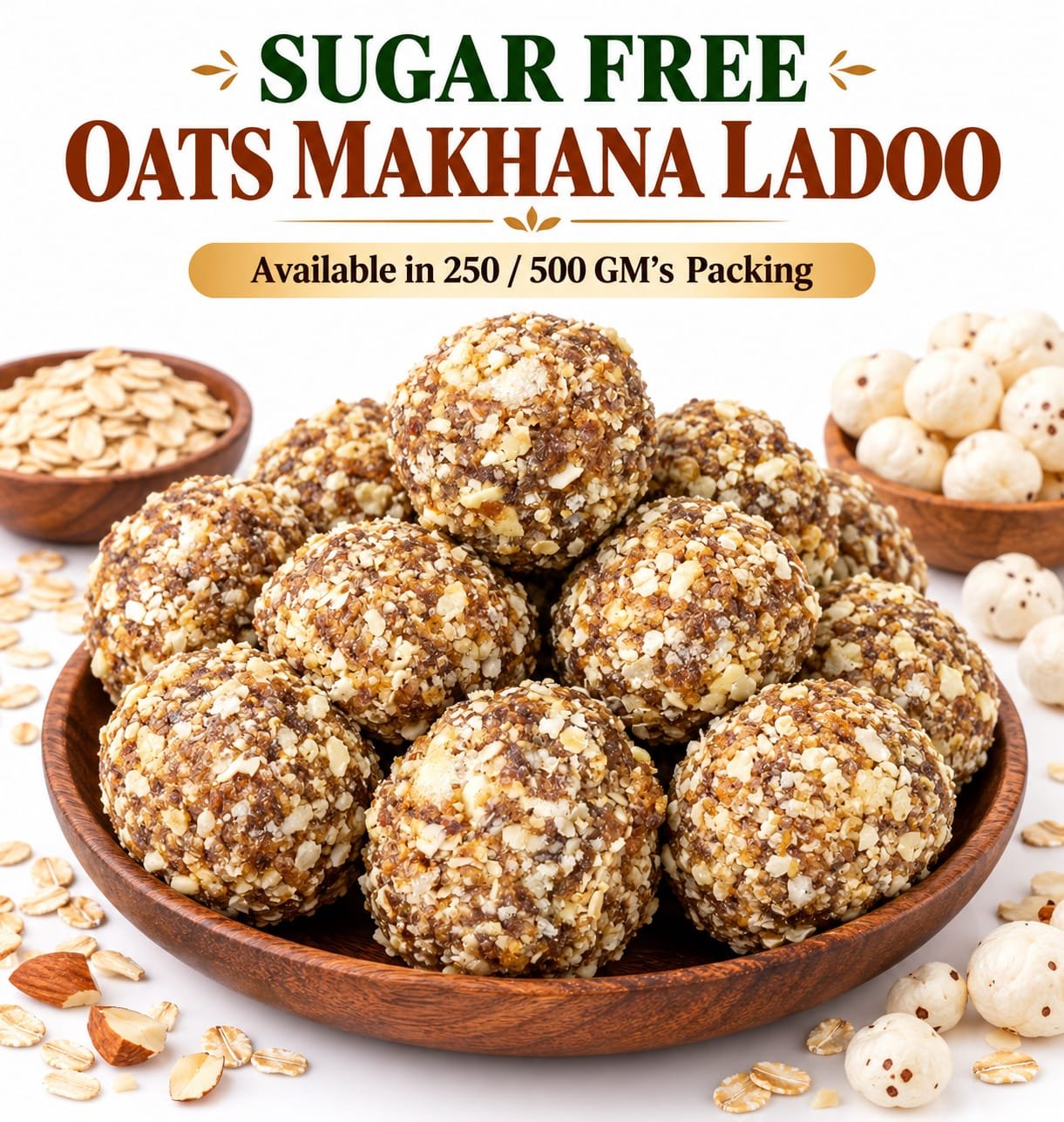 Makhana oats ladoo - Image 3